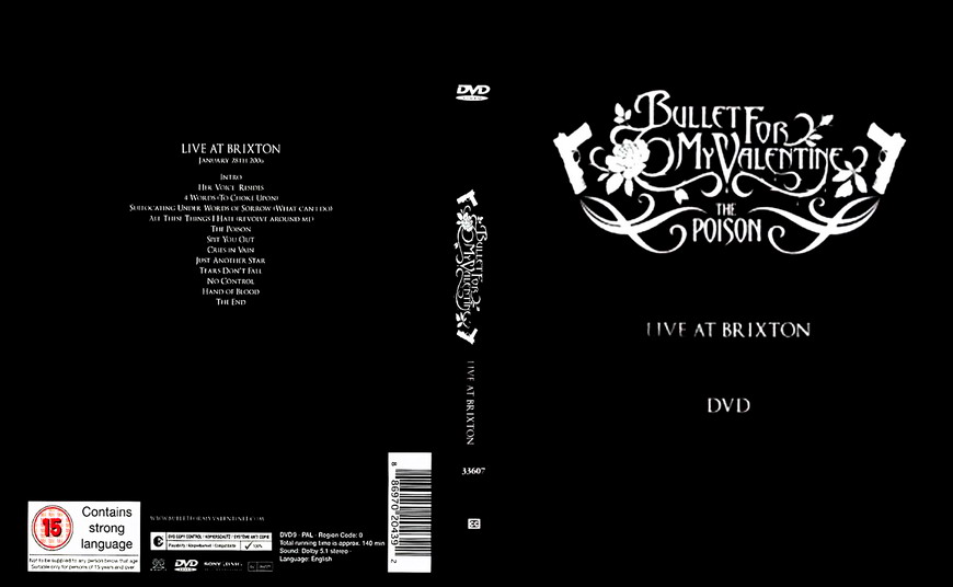 Bullet For My Valentine – Live At Brixton. BFMV, The Poison: Live at Brixton